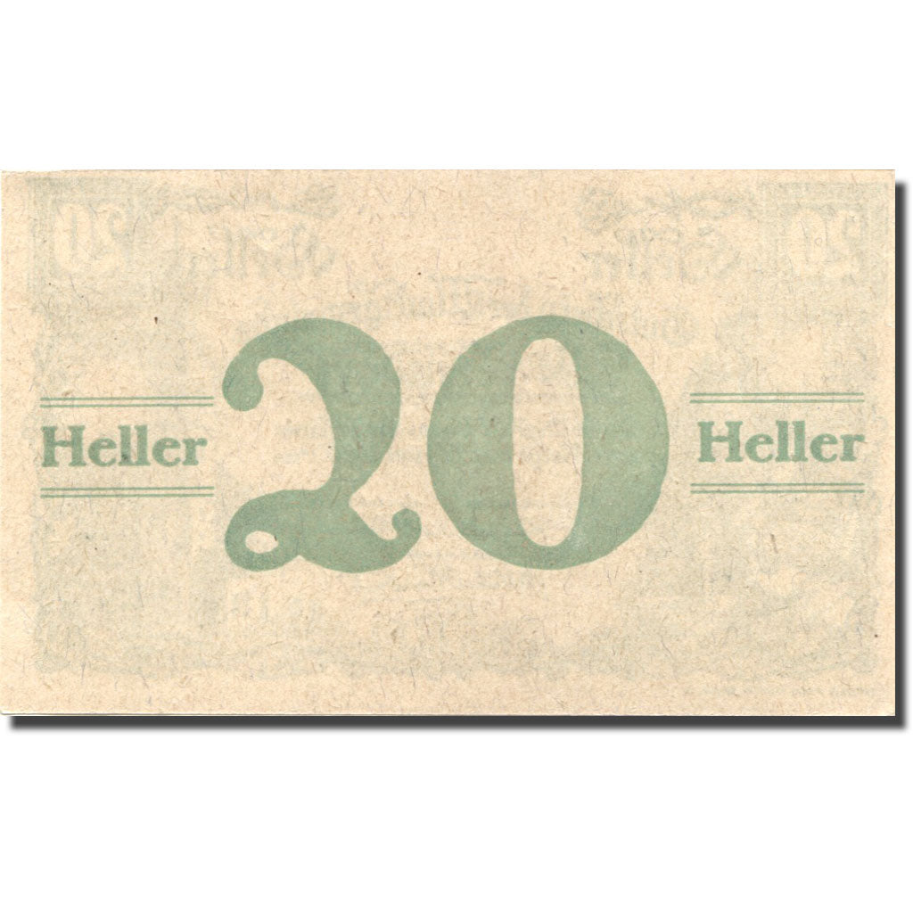 Banknote, Austria, Neudorf, 20 Heller, chevalier 1, 1920 UNC(63) Mehl:FS 1229Ia