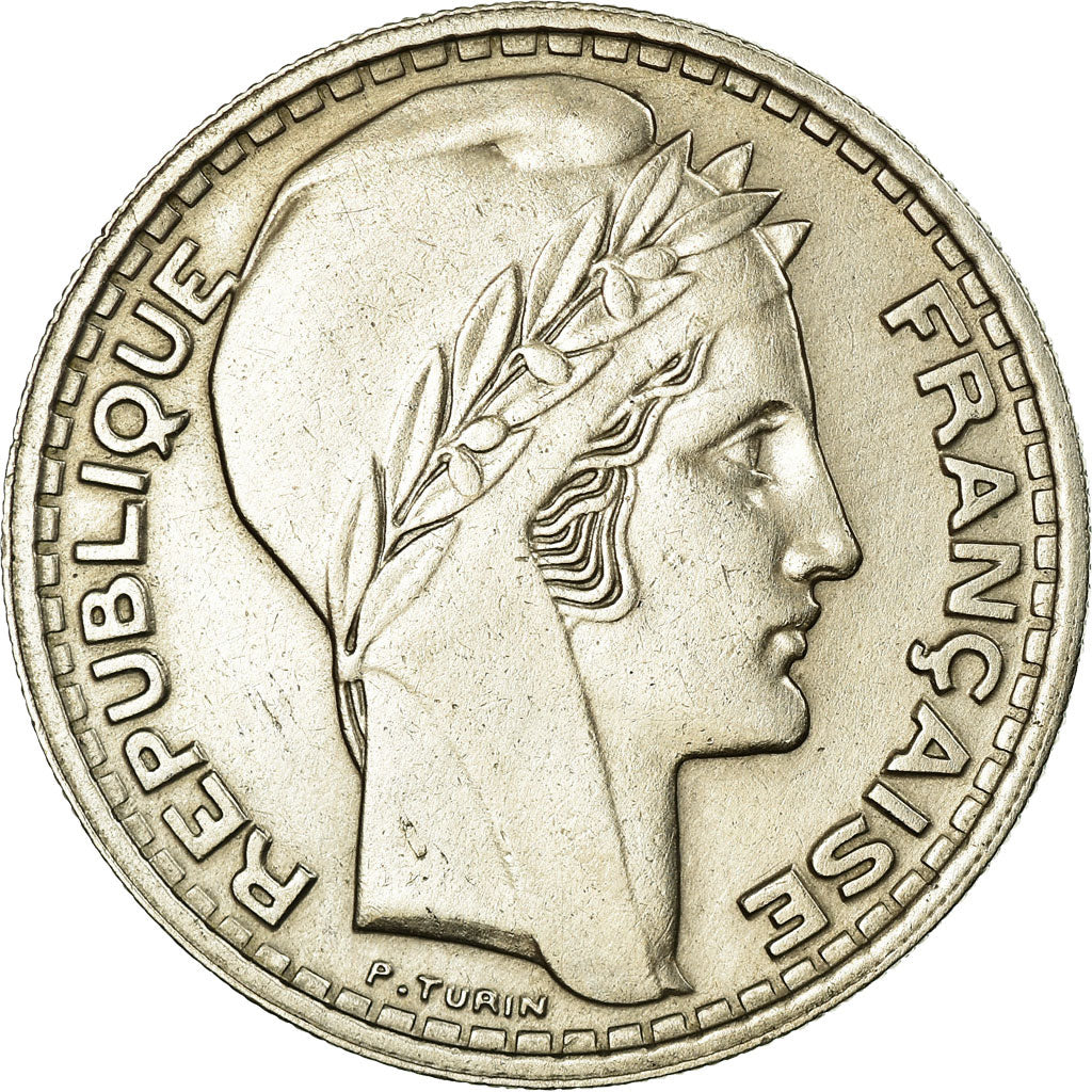 Moneda, Francia, Turin, 10 Francs, 1946, MBC, Cobre - níquel, KM:908.1