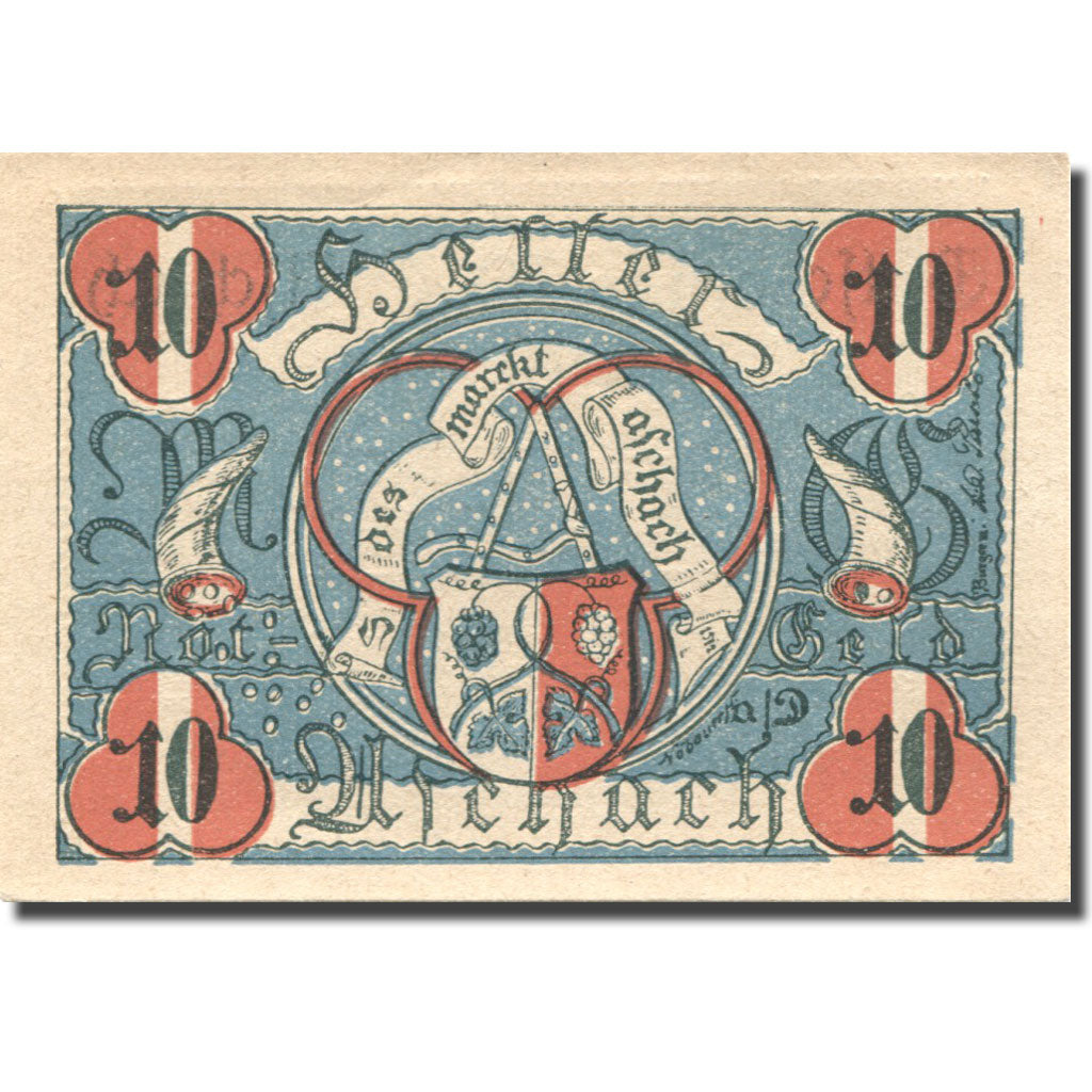 Banknote, Austria, Aschach a/d Donau 10 Heller, Blason, UNC(63), Mehl:FS 53IIb20