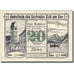Billet, Autriche, Zell am See, 20 Heller, château, 1920, SPL Mehl:FS 1270II