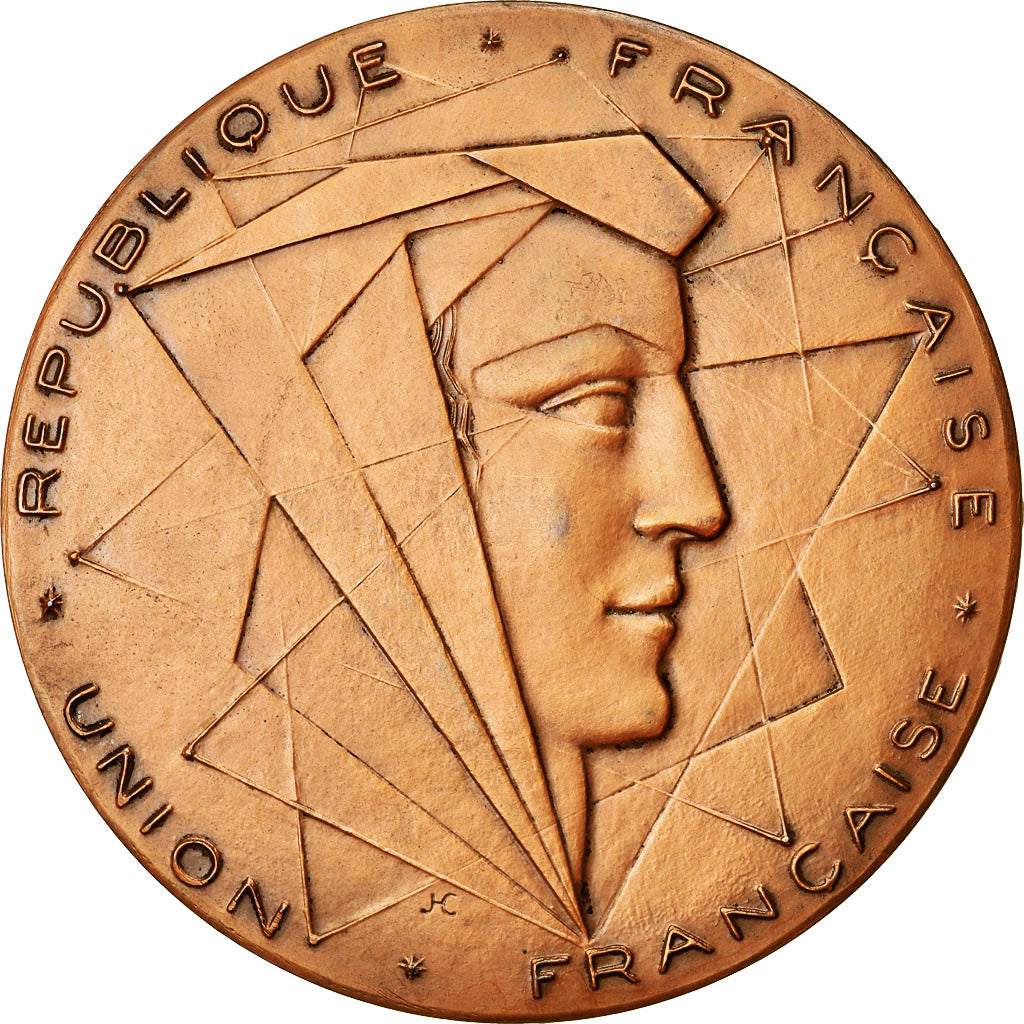 Frankrijk, Medaille, René Coty, Président de la République, Politics