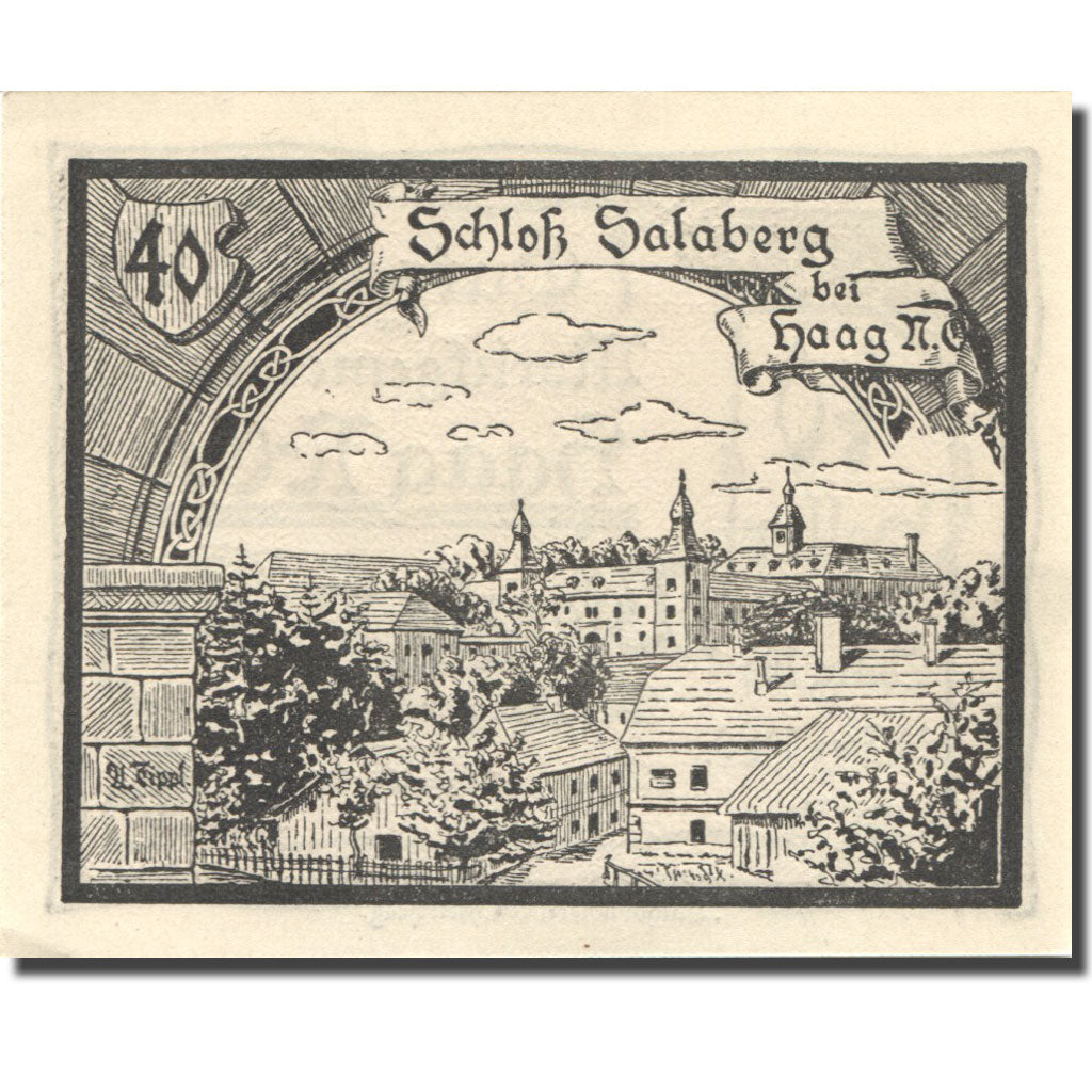 Banknote, Austria, Haag, 40 Heller, village 1920-12-31, UNC(63), Mehl:FS 318