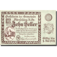 Banknote, Austria, Ottenschlag, 10 Heller, château, 1921 UNC(63) Mehl:FS 716a
