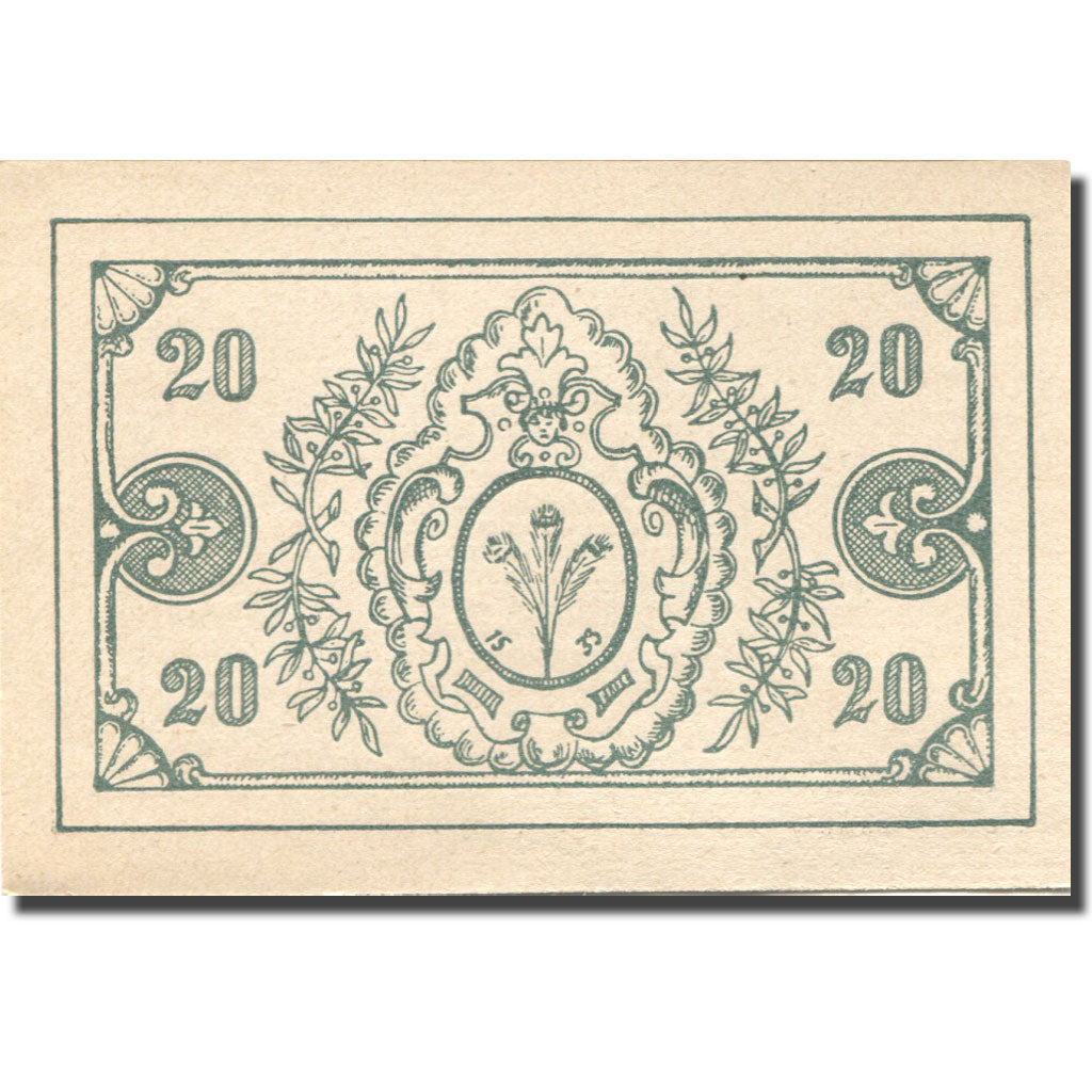 Banknote, Austria, Sarleinsbach, 20 Heller, Blason, 1920 UNC(63) Mehl:FS 948a