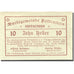 Banknote Austria Pottenstein 10 Heller valeur faciale 1920 UNC(63) Mehl:FS 848a