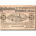 Banknote, Austria, Pottenstein, 20 Heller, rue, 1920 UNC(63) Mehl:FS 848