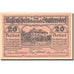 Banknote Austria Stattersdorf 20Heller école 1, 1920 UNC(63) Pink Mehl:FS 1112