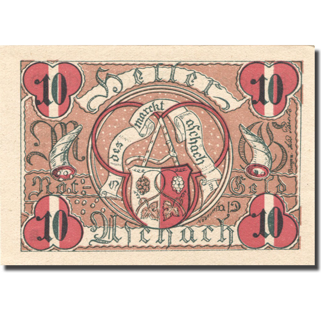 Banknote, Austria, Aschach a/d Donau, 10 Heller, Blason, UNC(63), Mehl:FS 53II