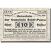 Banknote, Austria, Stadl-Paura, 10 Heller face value 1920 UNC(63) Mehl:FS 1008Ib