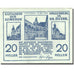 Banknote, Austria, Hagenberg 20 Heller, Monument, 1921 UNC(63) blue Mehl:FS 330b