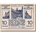 Banknote Austria Hagenberg 10 Heller, monument 2, 1921 UNC(63) grey Mehl:FS 330a