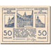 Banknote Austria Hagenberg 50Heller monument 3, 1921 white UNC(63) Mehl:FS 330b