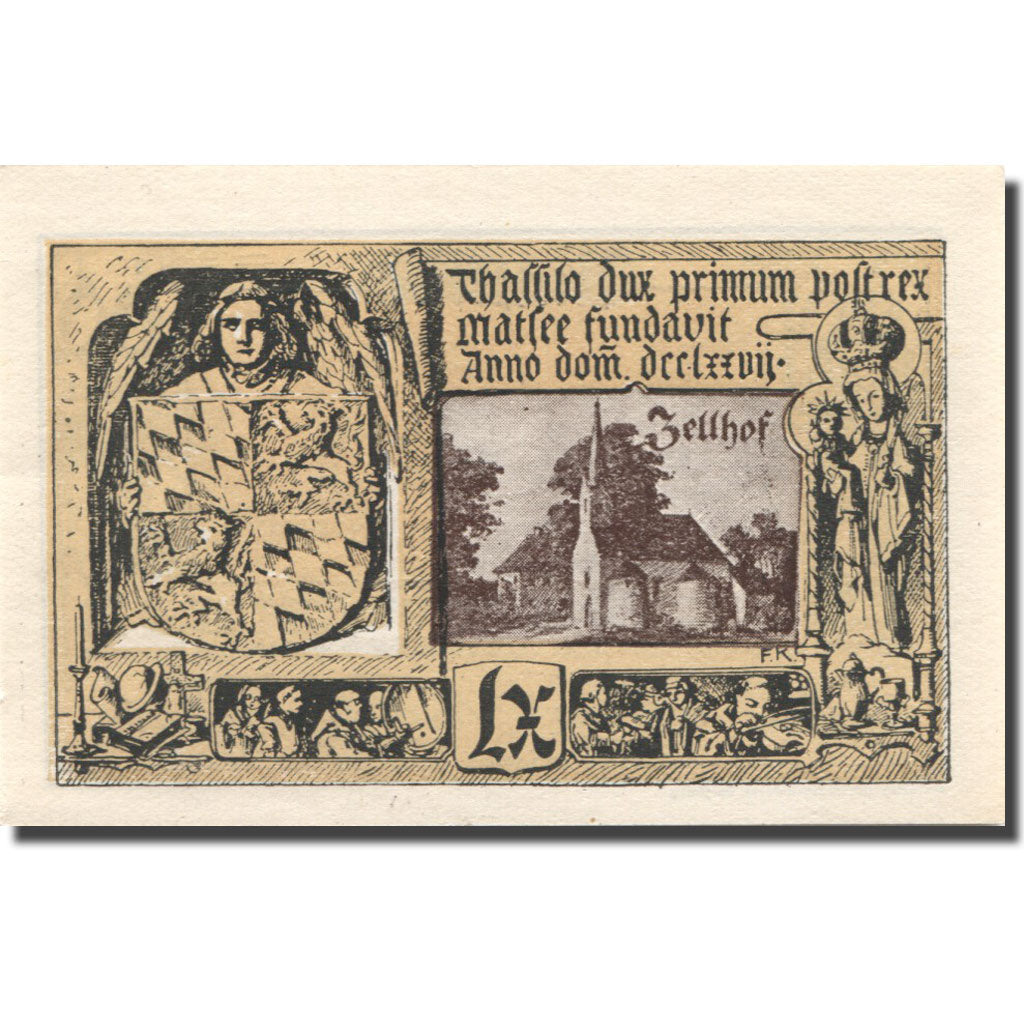 Banknote, Austria, Mattsee, 60 Heller, voilier, 1920, UNC(63), Mehl:FS 596a