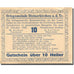 Banknote Austria Steinerkirchen 10Heller personnage 1920 AU50-53 Mehl:FS 1029IIa