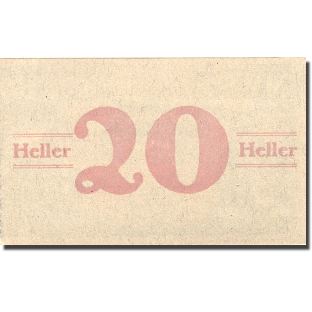 Banknote, Austria, Neudorf, 20 Heller, chevalier, 1920 UNC(63) Mehl:FS 1229Ia