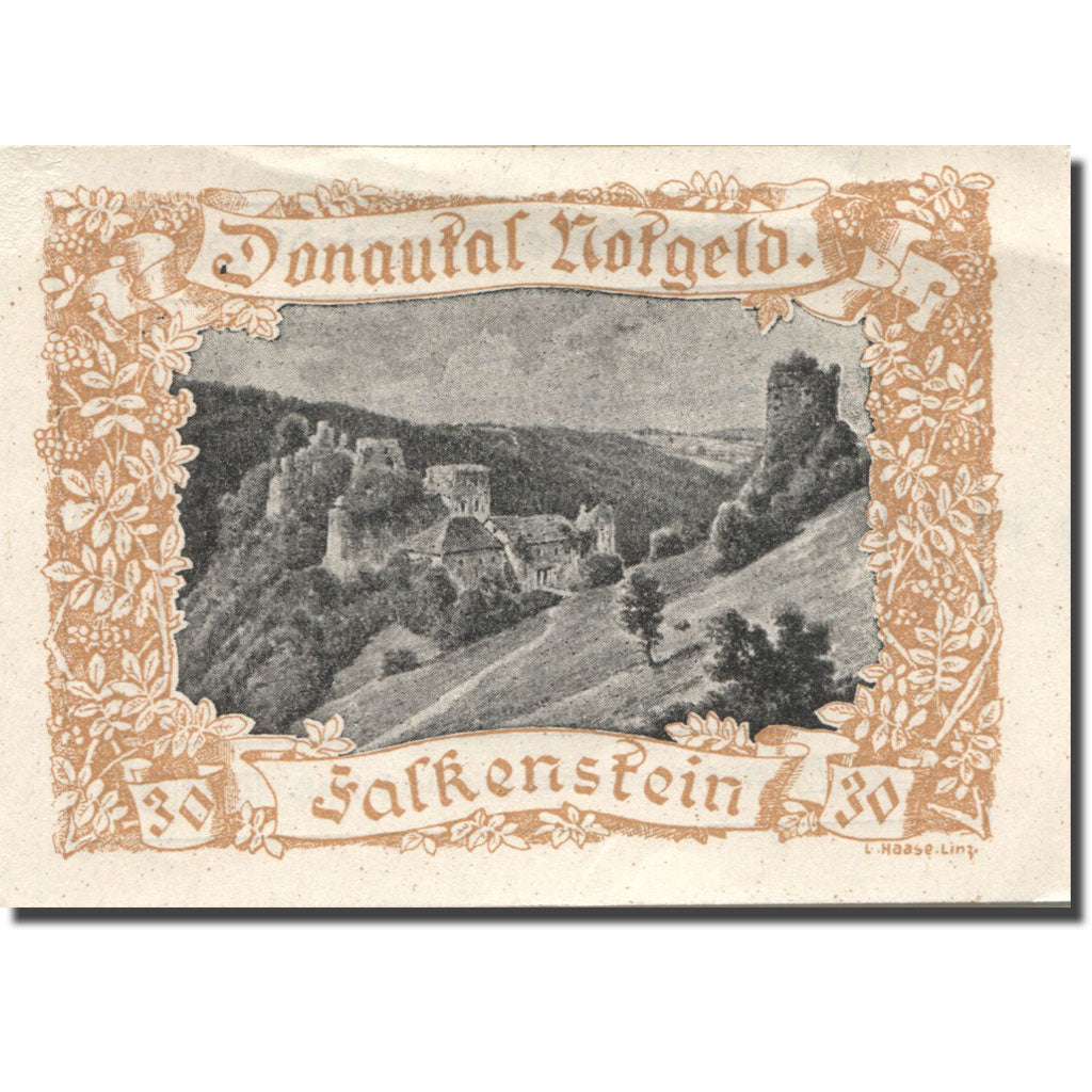 Banknote, Austria, Falkenstein, 30 Heller, ruine, UNC(60-62), Mehl:FS 127d