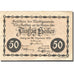 Banknote, Austria, Neuhofen, 50 Heller, rue, 1920 AU(55-58) Mehl:FS 648a