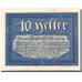 Banknote, Austria, Siezenheim, 10 Heller, montagne, 1920 UNC(63) Mehl:FS 996a