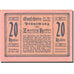 Banknote, Austria, Pennewang, 20 Heller, blé, 1920 UNC(63) Mehl:FS 727d