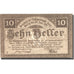 Banknote, Austria, Steyr, 10 Heller, Blason 1920-06-30, UNC(63), Mehl:FS 1034Ia