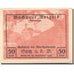 Banknote, Austria, Spitz a/d Donau, 50 Heller, château 1920 UNC(63) Mehl:FS 1122