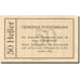 Banknote, Austria Pottenbrunn 50 Heller, face value 1, 1920 UNC(63) Mehl:FS 1112