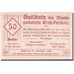 Banknote Austria Gross-Pertholz 50 Heller face value 1920 UNC(63) Mehl:FS 295IIc