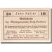 Banknote, Austria, Gross-Pertholz, 10Heller 1920 UNC(63) Mehl:FS 295IIa