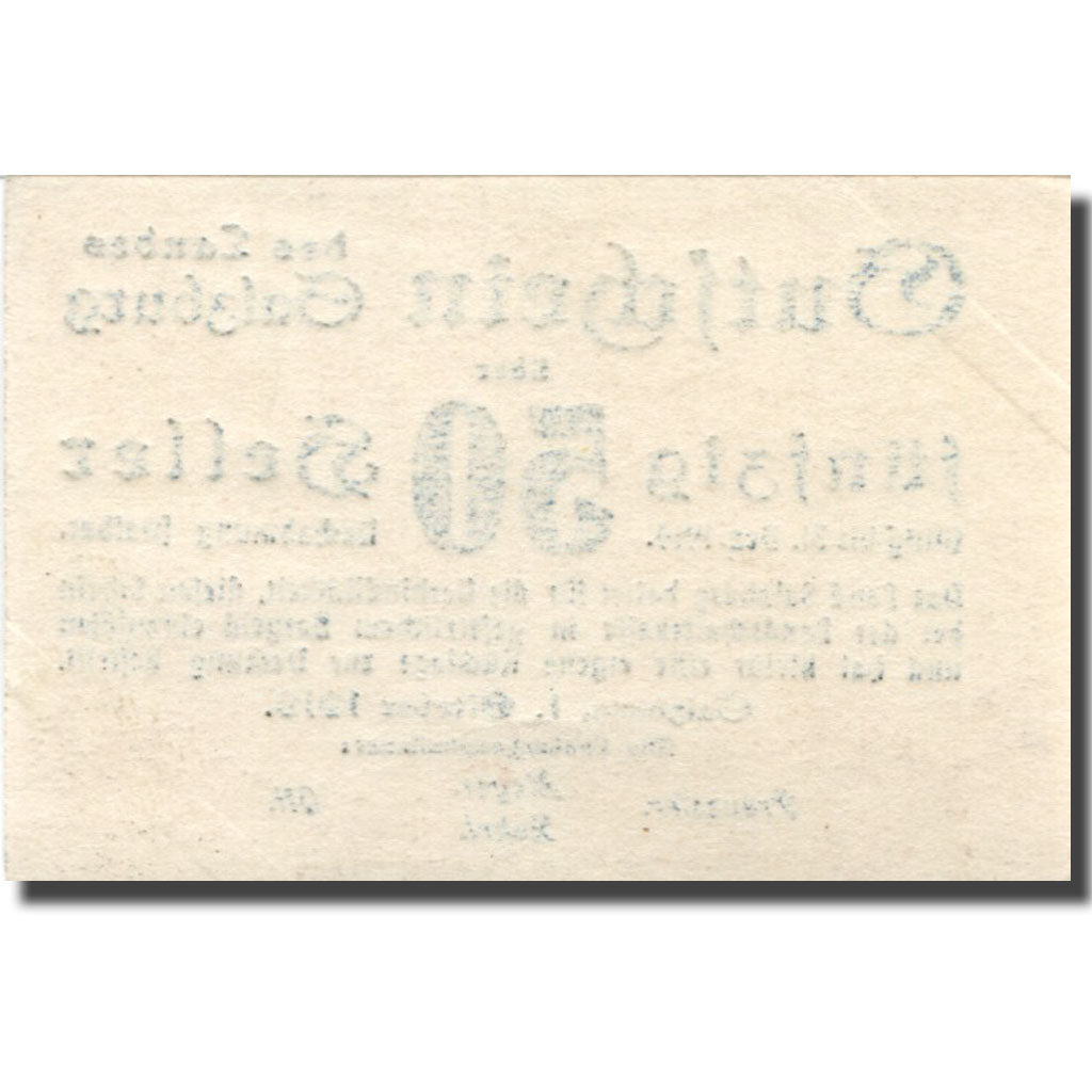 Geldschein, Österreich, Salzburg, 50 Heller valeur faciale 1920 VZ+ Mehl:FS 860I
