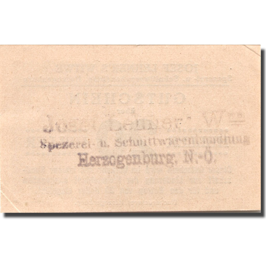 Banconote, Austria, Herzogenburg 20 Heller valeur faciale, 1920 SPL- Mehl:FS 369