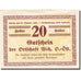 Banknote, Austria, Aich, 20 Heller, valeur faciale, UNC(63), Mehl:FS 10a