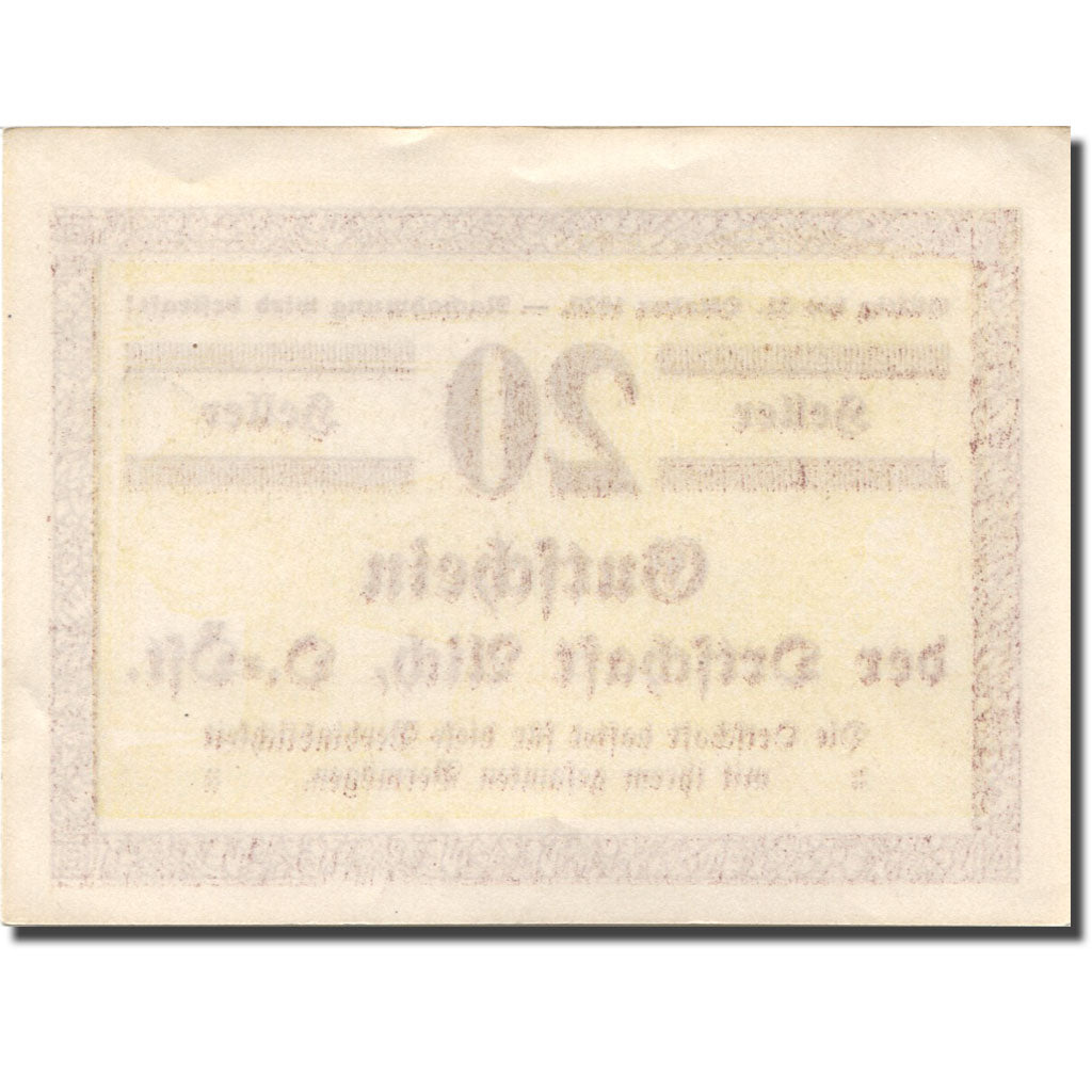 Banknote, Austria, Aich, 20 Heller, valeur faciale, UNC(63), Mehl:FS 10a