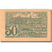 Banknote, Austria, Kirchberg 50 Heller, village, 1920 UNC(63) Mehl:FS 443c