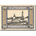 Banknote, Austria, Pfarrkirchen, 20 Heller, Eglise, UNC(63), Mehl:FS 744IIb