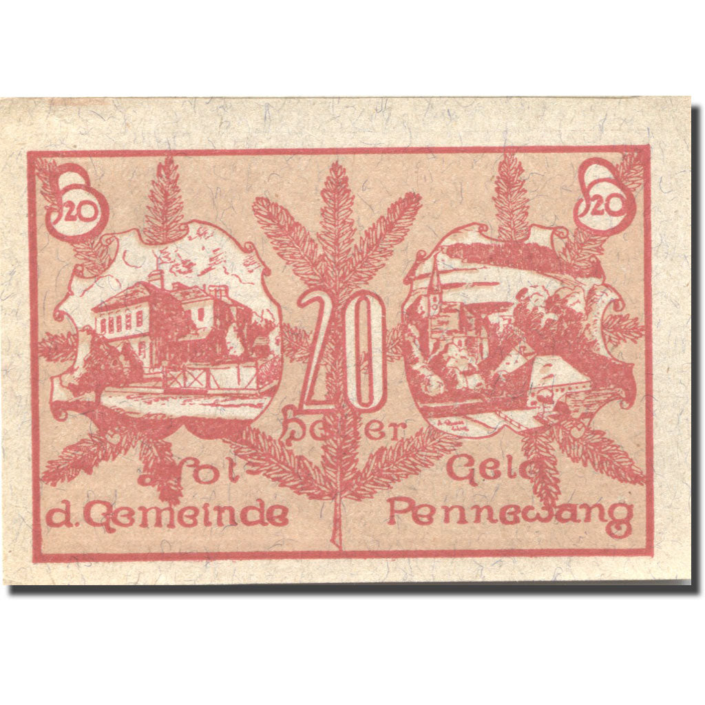 Banknote, Austria, Pennewang, 20 Heller, village, 1920 UNC(63) Mehl:FS 727a