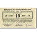 Banknote, Austria, Horn, 10 Heller, valeur faciale, 1920, UNC(63) Mehl:FS 397Ia7