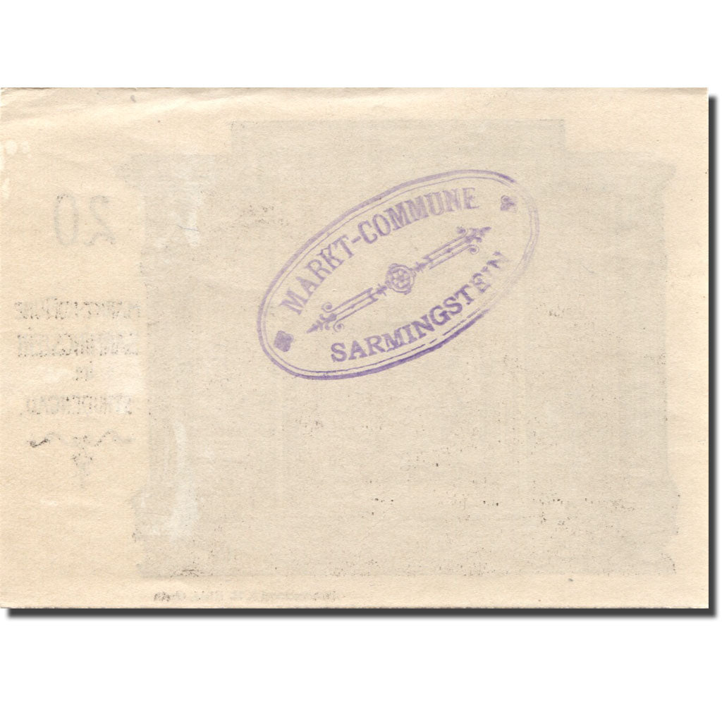 Banknote, Austria, Strudengau, 20 Heller, Monument, 1920 AU(55-58) Mehl:FS 914Ib