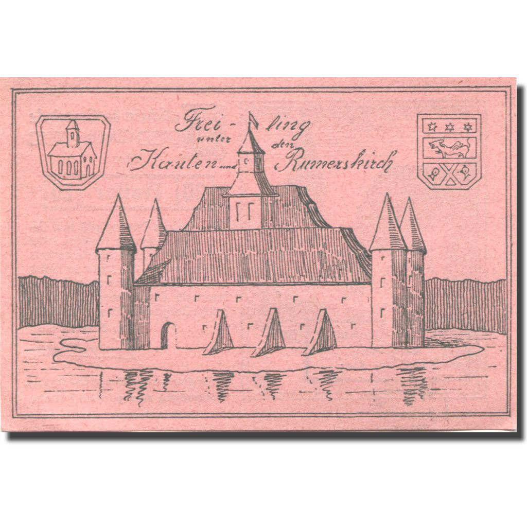 Banknote, Austria, Oftering 20 Heller, château 1, 1920 UNC(63) pink Mehl:FS 706c
