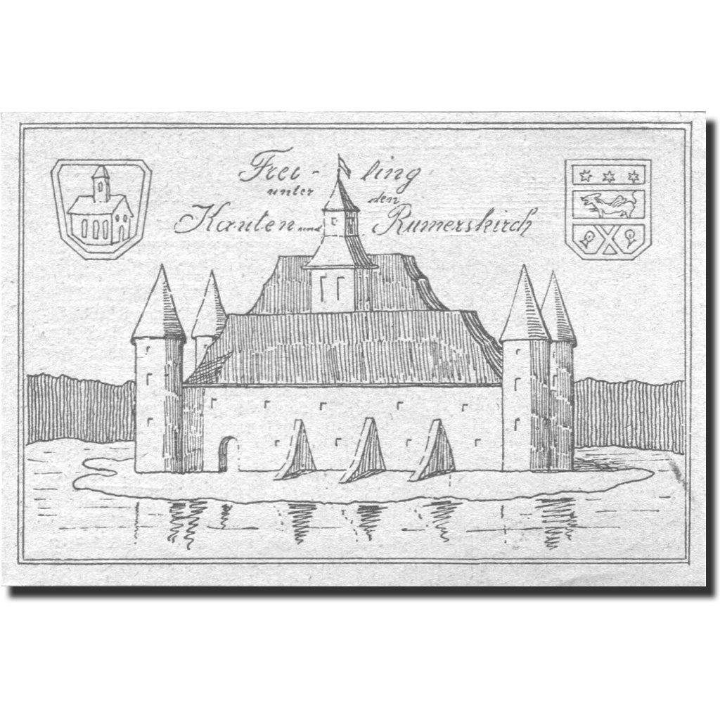 Banknote, Austria Oftering 50Heller, château 2, 1920 green UNC(63) Mehl:FS 706c