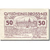 Banconote, Austria, Dross, 50 Heller, château 1, 1920 SPL- lila Mehl:FS 135.2