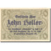 Banknote, Austria, Hall, 10 Heller, château, 1920-10-31 UNC(63) Mehl:FS 343a
