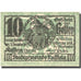 Banknote, Austria, Kufstein, 10 Heller, château, 1919 AU(55-58) Mehl:FS 491e