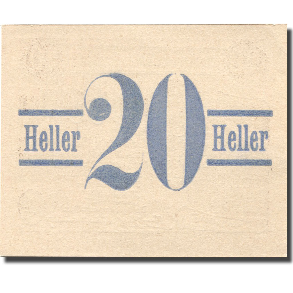 Banknote, Austria, Purkersdorf, 20 Heller, Poste, 1920 UNC(63) Mehl:FS 801a