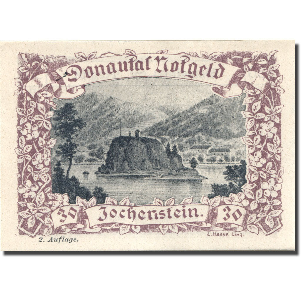 Banknote, Austria, St Aegidi, 30 Heller, île, UNC(63) purple Mehl:FS 127f