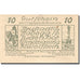 Geldschein, Österreich, Windpassing 10Heller village 1920 grün UNZ- Mehl:FS 665d