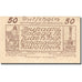 Geldschein, Österreich, Windpassing, 50Heller, village 1, 1920 blau Mehl:FS 665e