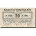 Banknote, Germany, Horn, 20 Heller, valeur faciale, 1920 UNC(63) Mehl:FS 397Ia2