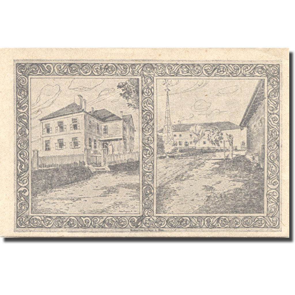 Billet, Autriche, Holzhausen, 10 Heller, Eglise 1920-09-30, SPL Mehl:FS 396a
