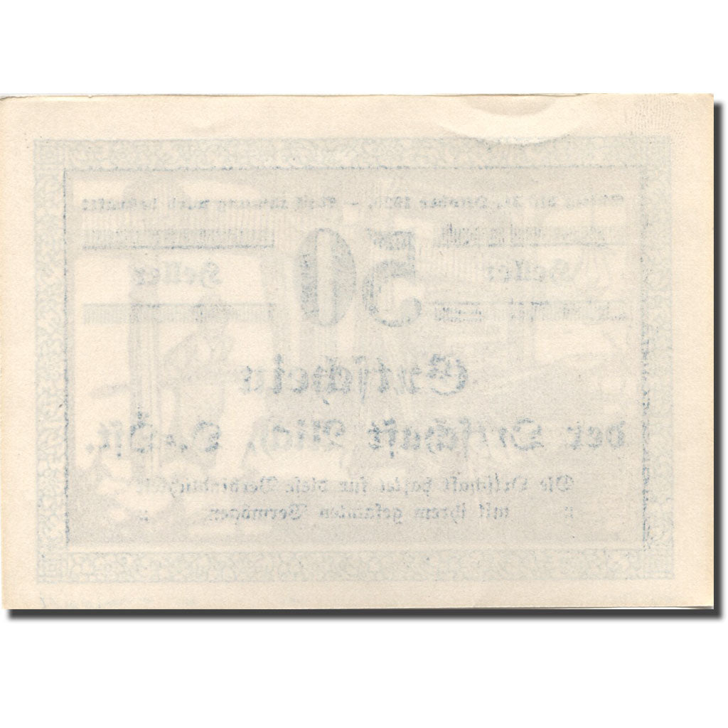 Banknote, Austria, Aich, 50 Heller, Usine 1920-10-31, UNC(63), Mehl:FS 10a