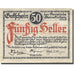Banconote, Austria, Steinakirchen 50 Heller, château, 1922 SPL Mehl:FS 1017I